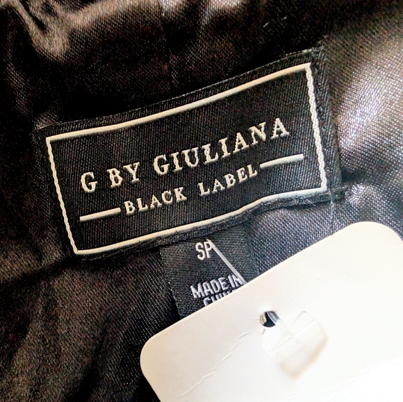 Cyber Monday Sale G By Giuliana Black Label Oversized Long Coat Size SP New - Picture 4 of 7